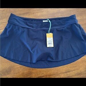 Navy swim Skirt